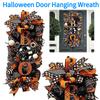 Halloween Türkranz Halloween Türhänger Kranz Kranz Hausnummer für Haustür Innen/Außen Halloween Party