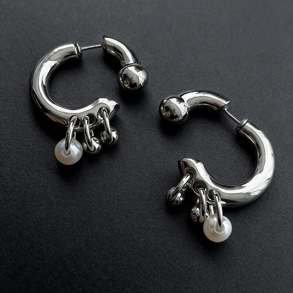 

Luxury Pearl Pendant Earrings for Women Detachable Before After Wearing Ins Fashion Women s Earrings Jewelry Accessories Gifts