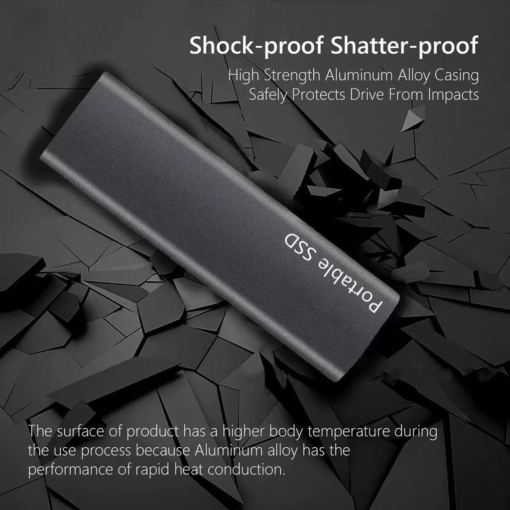 High-Speed Portable Solid State Drive SSD - Large Capacity Options: 2TB, 8TB, 16TB
