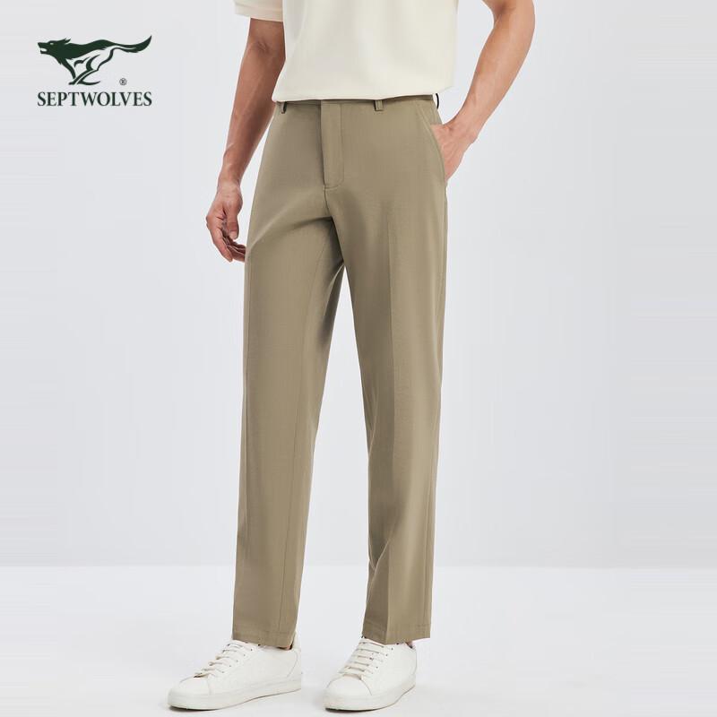 Septwolves Men s Four-Way Stretch Cooling Casual Trousers 30A