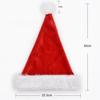 Adult & Kids Santa Hat, Classic Red Christmas Hat with White Trim, Festive Xmas Party Hat for Family, Holiday Decoration