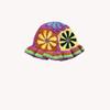 Handmade Crochet Bucket Hat Women Autumn Winter Flower Knit Beanies Korean Casual Beanies Panama Cap Fisherman Hat