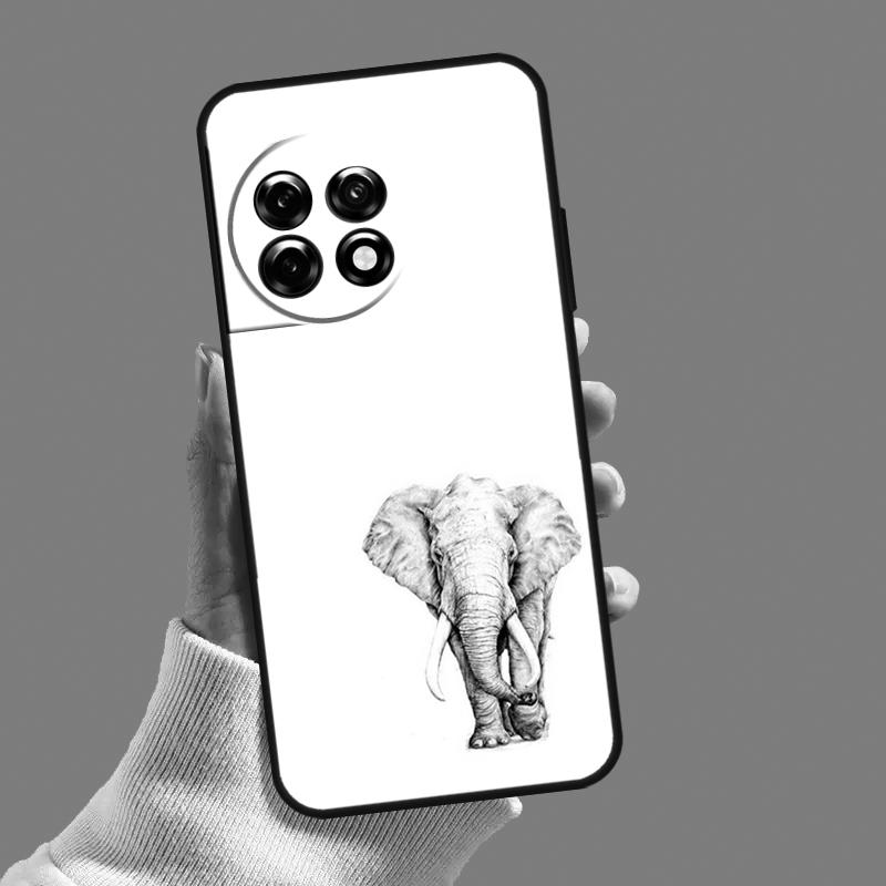 Cute Elephant Case For OnePlus Nord CE 3 Lite CE4 2 2T N10 N20 N30 OnePlus 12 11 9 10 Pro 8T 10T 12R Cover