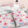 Sac de rangement sous vide en tissu à imprimé floral Sac de rangement étanche Sac de compression pour couette Rangement domestique
