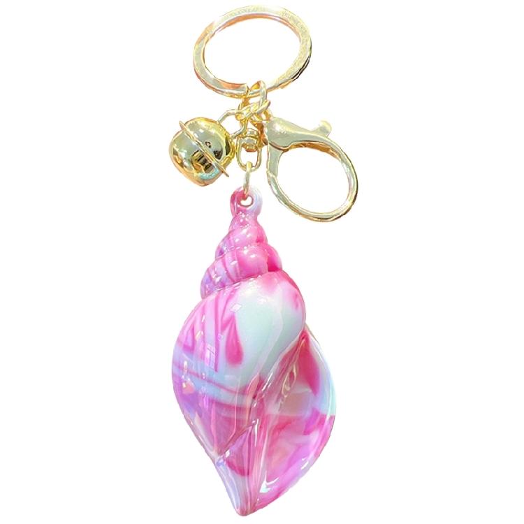 Elegant Conch Keychain Pendant Keyrings Unique Key Ornament for Key Handbags