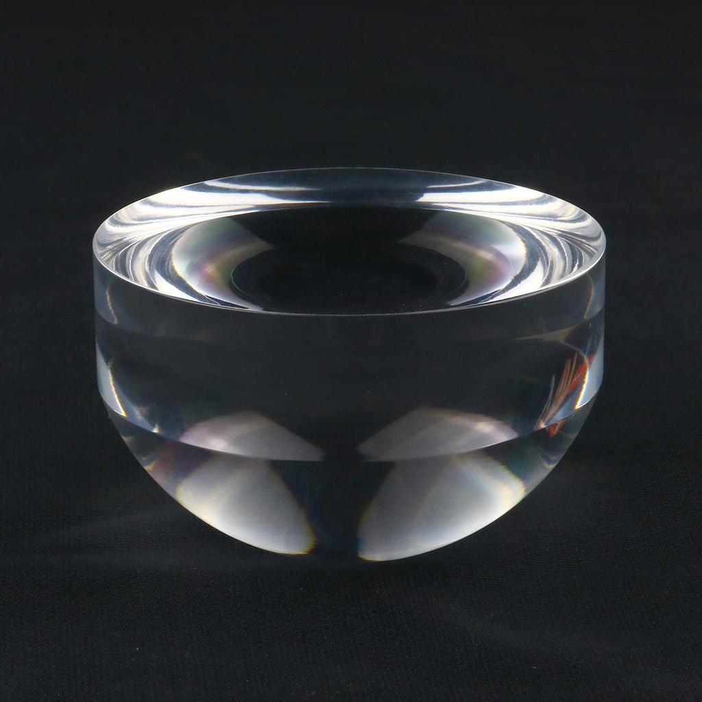 50/60/80/100mm Optical Acrylic Dome Magnifying Glass Desktop Paperweight Reading Magnifier Half Ball Lens Loupe 8X/7X/6X/4X