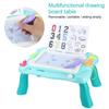 Detachable Multifunctional Folding Children DIY Writing Drawing Board Table Baby Birthday Gift