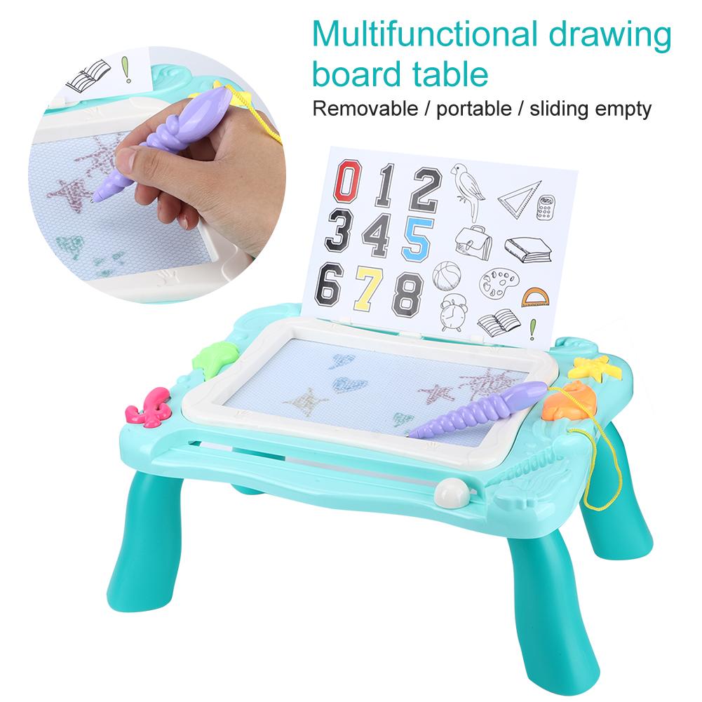Detachable Multifunctional Folding Children DIY Writing Drawing Board Table Baby Birthday Gift