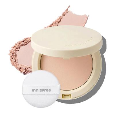 Innisfree Pore Blur Prevents Prevents Stays In Covers For Oily Absorbs Korean Cosmetics Pact, Authentic, Loose, Sebum, Shine, Place, Pores, Skin,
