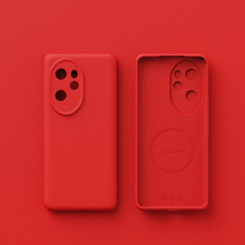 Original Liquid Silicone For Magsafe Case For Huawei Honor 500 300 200 X60 Magic 7 6 5 Pro Magnetic Wireless Charging Soft Cover