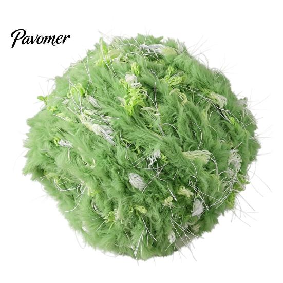 Hilo de Ganchillo Suave 33M Hilo Mezcla de Piel Sintética, Hilo Mohair Peludo para Tejer Principiantes, Suéter Bufanda Sombrero DIY Tejiendo Colorido Manualidad Suave