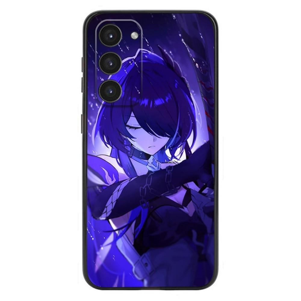

Acheron Honkai Star Rail Phone Case For Samsung Galaxy A20,A21s,A22,A31,A32,A52,A53,72,73,80,91 Soft Liquid Silicone Black Cover Samsung a21s