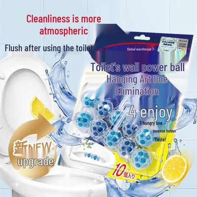 Nettoyant Parfumé Suspendu pour Cuvette de Toilette – Désodorisant et Éliminateur d'Odeurs Pratique pour Salle de Bain