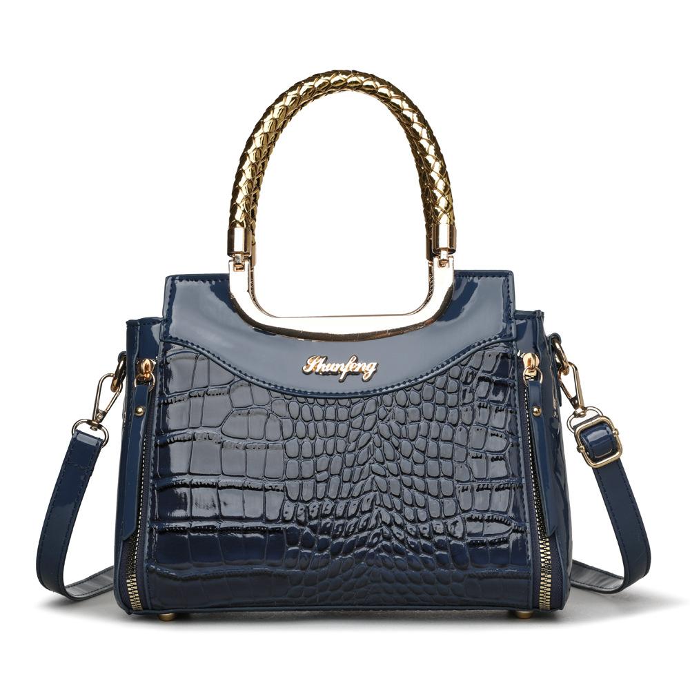 Borsa alla Moda da Donna - Borsa a Spalla Casual Elegante e Semplice con Tracolla e Design da Borsa a Mano