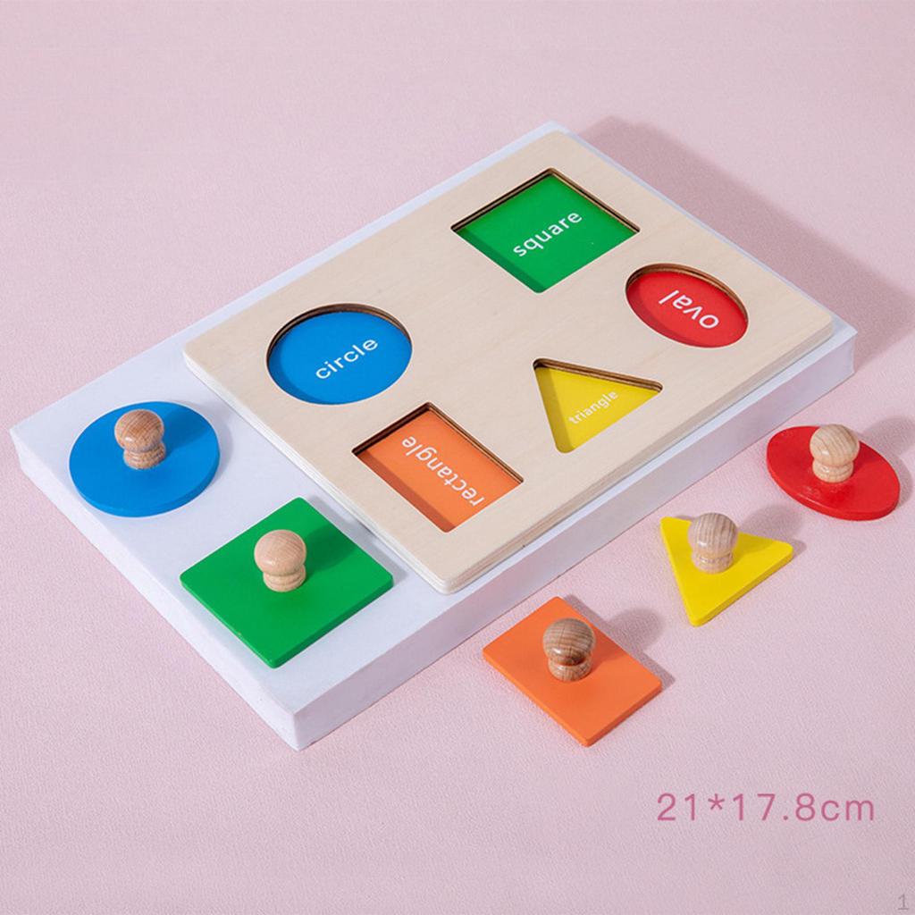 Geometric Shape en puzzle playing Game Grasping for Toddler Children Boys