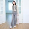 Ledin Contrast Bow Knit Vest