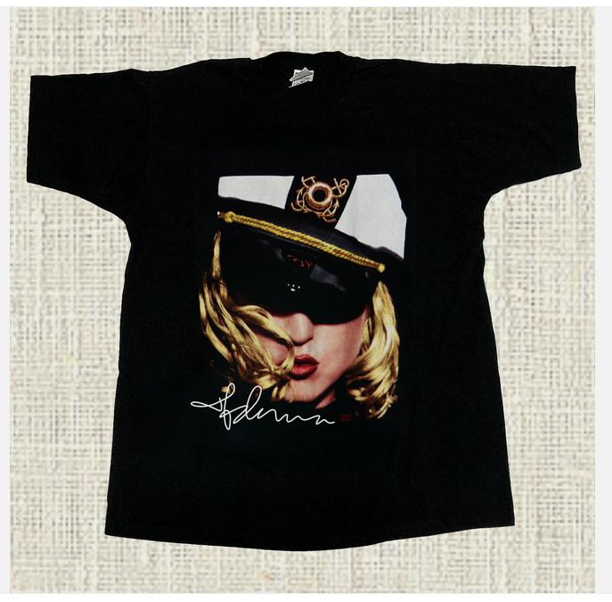 Vintage 1993 Madonna The Girlie Show Black All size Unisex Shirt Unisex T-Shirt XXXL