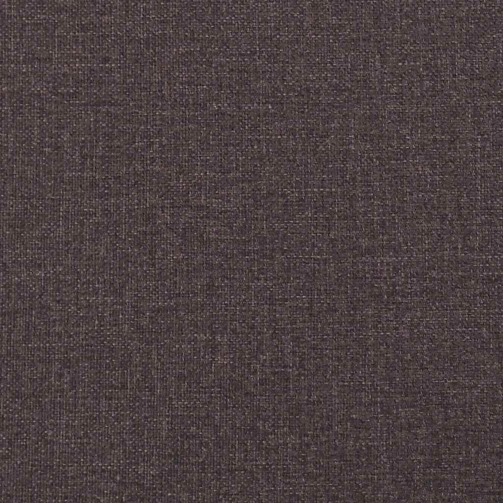 Bed Frame Dover Dark Brown 180 x 200 cm Fabric