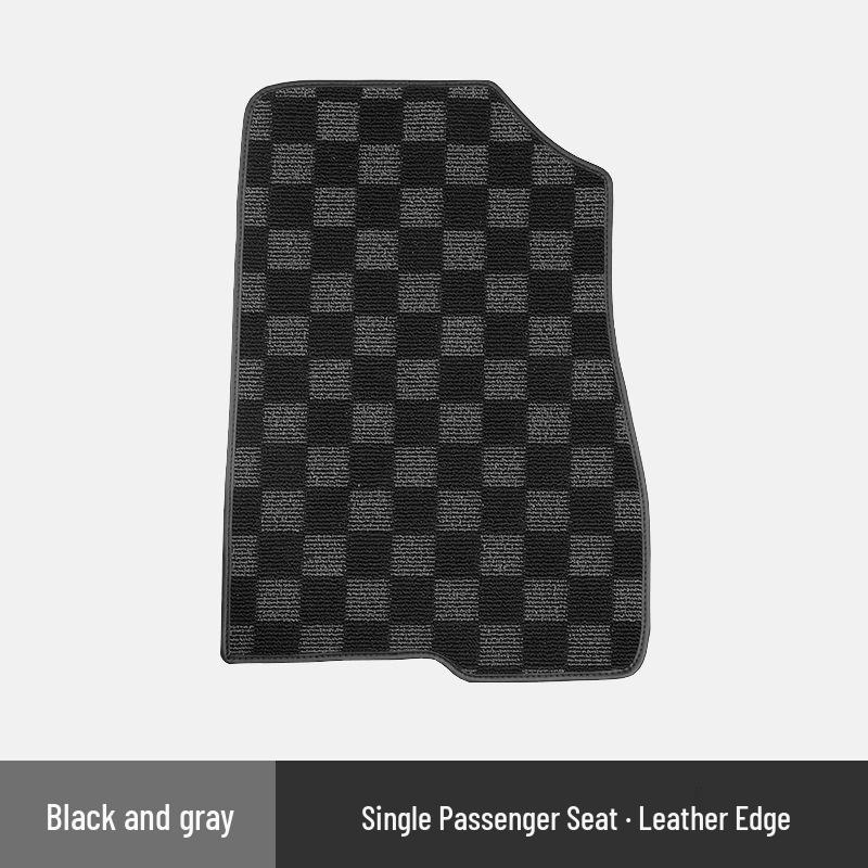 Car Floor Mats for Emgrand Models: GL, Xingrui, Bo Pro, Rui, Bin Yue, Vision X6, X3, Emgrand GS - Plaid Carpet Design