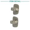 ACROPIX Interior Roof Insert Hook Hanger ABS Cover Trim for Volvo S90 V90 Gray 2pcs - -