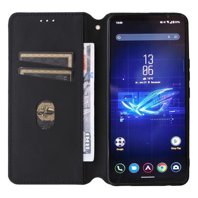For Asus ROG Phone 8 Pro 5G/8 5G Wallet Case Leather Magnetic Auto Closing Imprint Cover