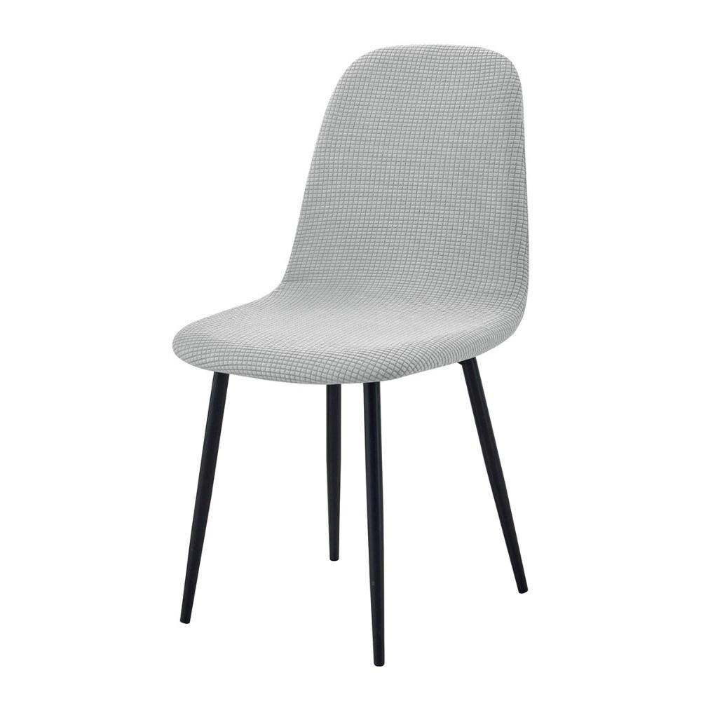 

High Back Stretch Chair Cover Elastic Spandex Kitchen Chair Cover Dining Chair Cover Kitchen сірий