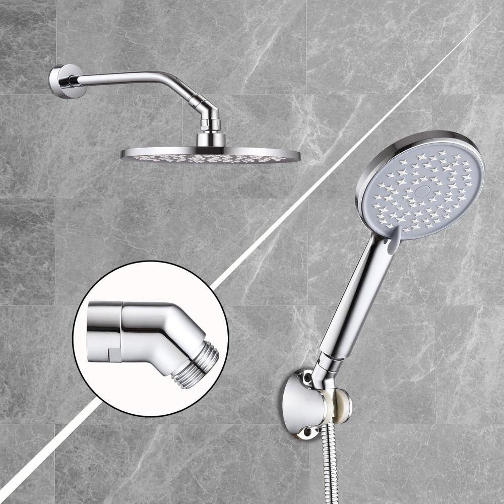 135 Graders Armvinkeladapter Sølv Arm Albueforlenger Ny Dusjhoder Forlengelsesrør