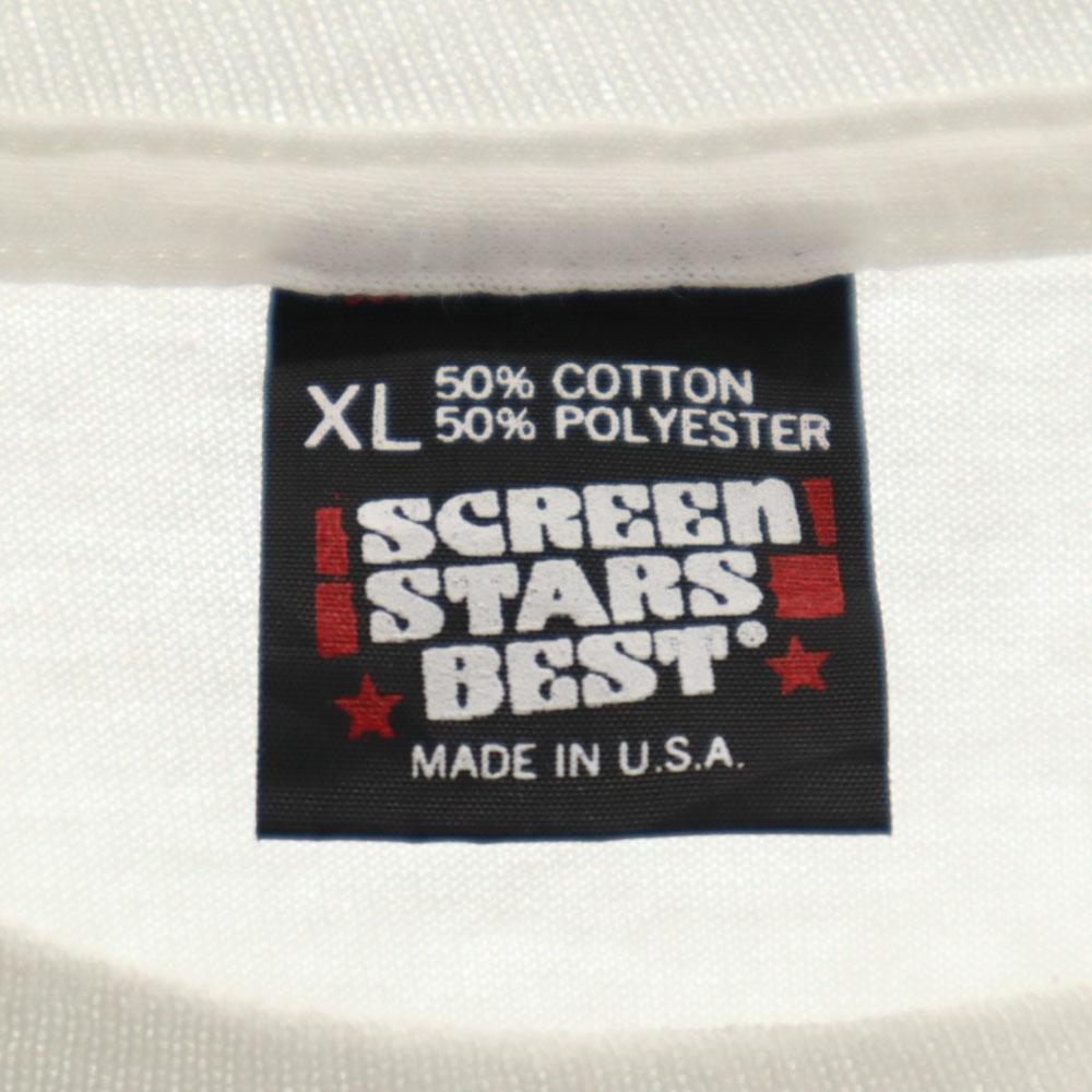 SCREEN STARS BEST 90s Old Olympic Made In the USA Back Print Short Sleeve Single Stitch T-shirt Men's Used