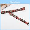 Double Flame Dragon Embroidered Nylon Canvas Belt With Double Fastener Ring