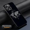Travel Inspired Plane Patten Design Phone Case For iPhone 16 15 14 13 12 11 Plus Pro Max Limited Black Hard Case Sheepskin