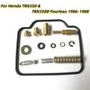 Carburetor Repair Rebuild Kit For Honda TRX350 FourTrax 350 4x4 1986 1987 1988