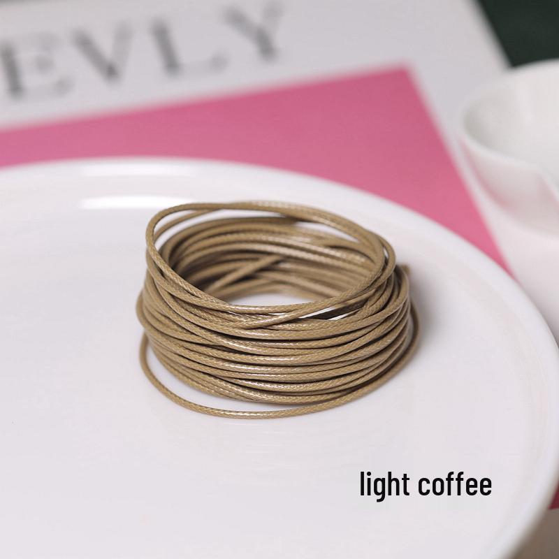 Korean Wax Cord for DIY Jewelry: 2.0MM Snake Pattern Leather Rope for Bracelet & Necklace Weaving