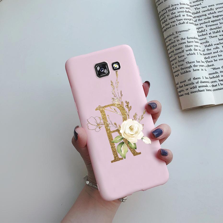 For Samsung A5 2016 2017 Case Soft Letters Back Cover Silicone Phone Case for Samsung Galaxy A 5 A5 2016 2017 A510F A520F Case