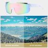 Women Cycling Sunglasses Nose Pads Sunshade Windproof No Rim Block UV Light Transparent Clear View Summer Outdoor Sunglasses Eyewear Accessories