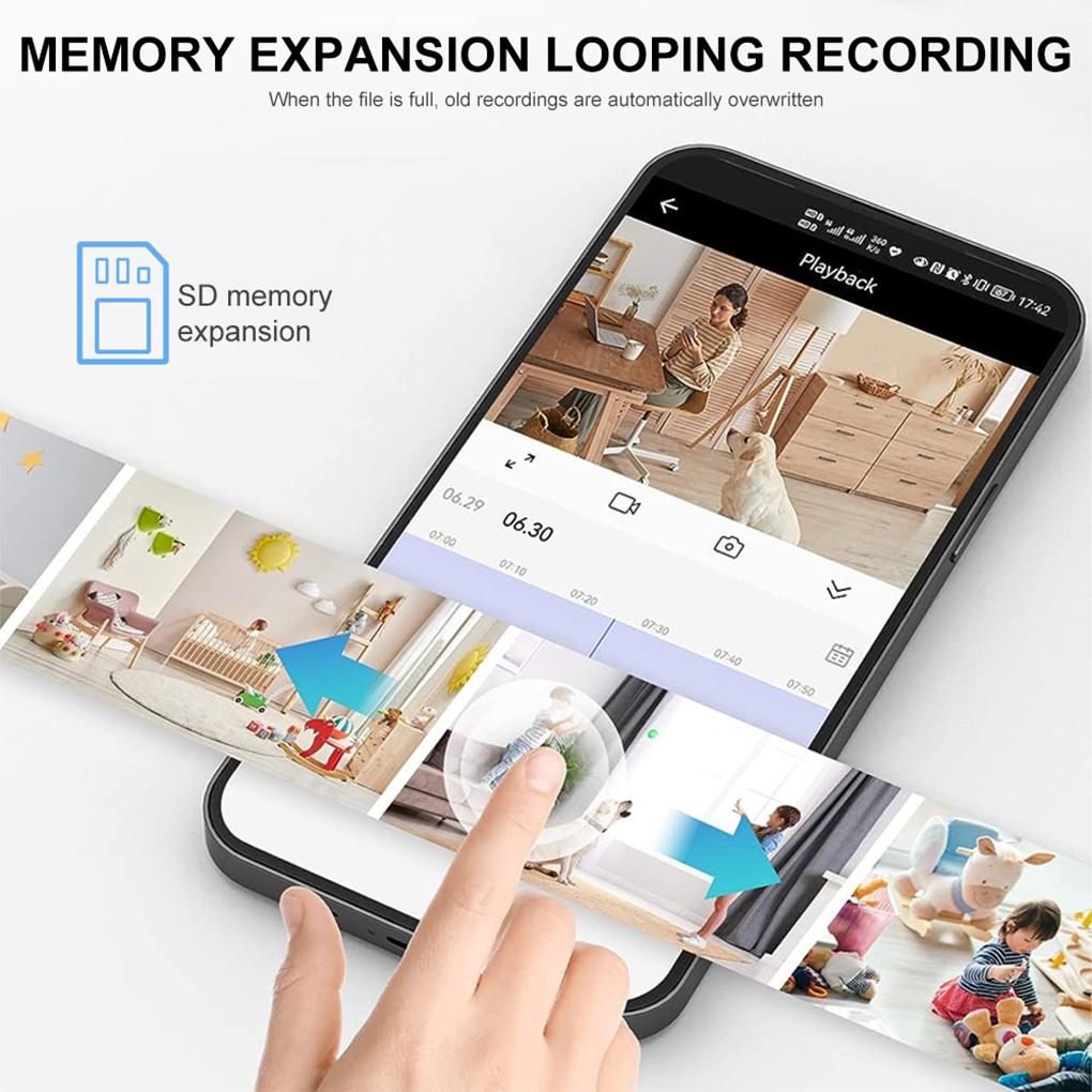 Wireless Clear Security Camera Home With Ease 1080P WIFI Security Camera Surveillance Camera