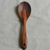 Scoop Rice Natural Dinner Utensils Cutlery Salad Wooden Spoon Fork Large Spoons Tableware