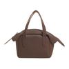 Minimalist Solid Color Pu Handheld Small Square Bag For Daily Casual And Commute