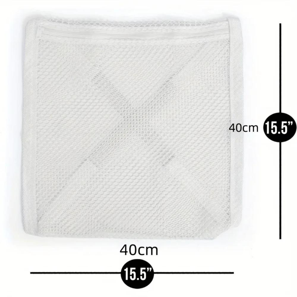 1PC Sneaker Dryer Bag, Dryer Door Shoe Net with Elastic Straps, Sneaker Laundry Bag for Shoes,40X40cm