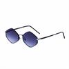Metal Frame Sun Glasses Hexagon Shades Eyewear Classic Polygon Sunglasses  Unisex