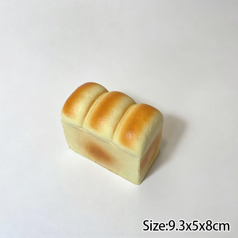 Soft Slow Rebound Squishy Pu Simulation Croissant Toast Puff Pastry Stress Relief Toy Anti-Stress Ornament Desk Accessories