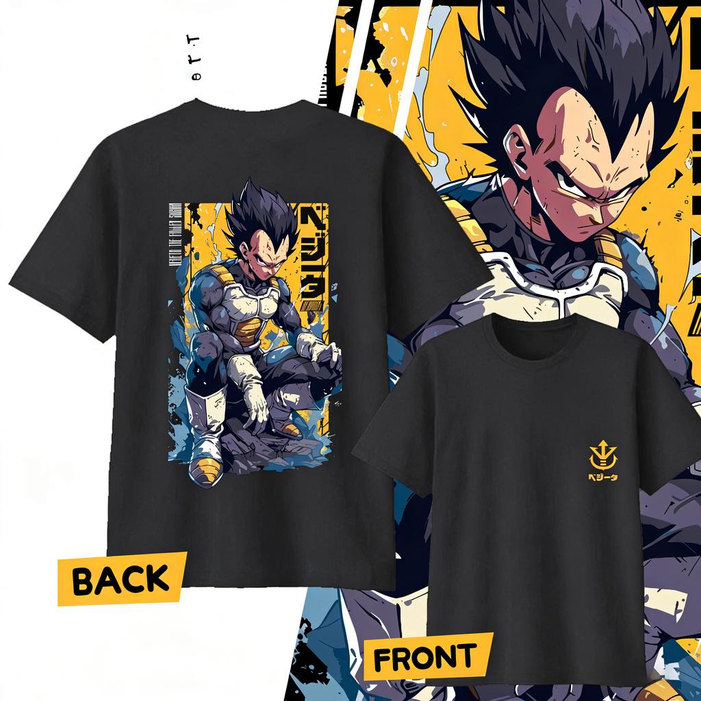 Anime Dragon Ball Vegeta Pure Cotton Tshirt 2026 Summer KidsUnisexsWomens Fashion Casual Short Sleeved Tshirt Streetwear Y2k
