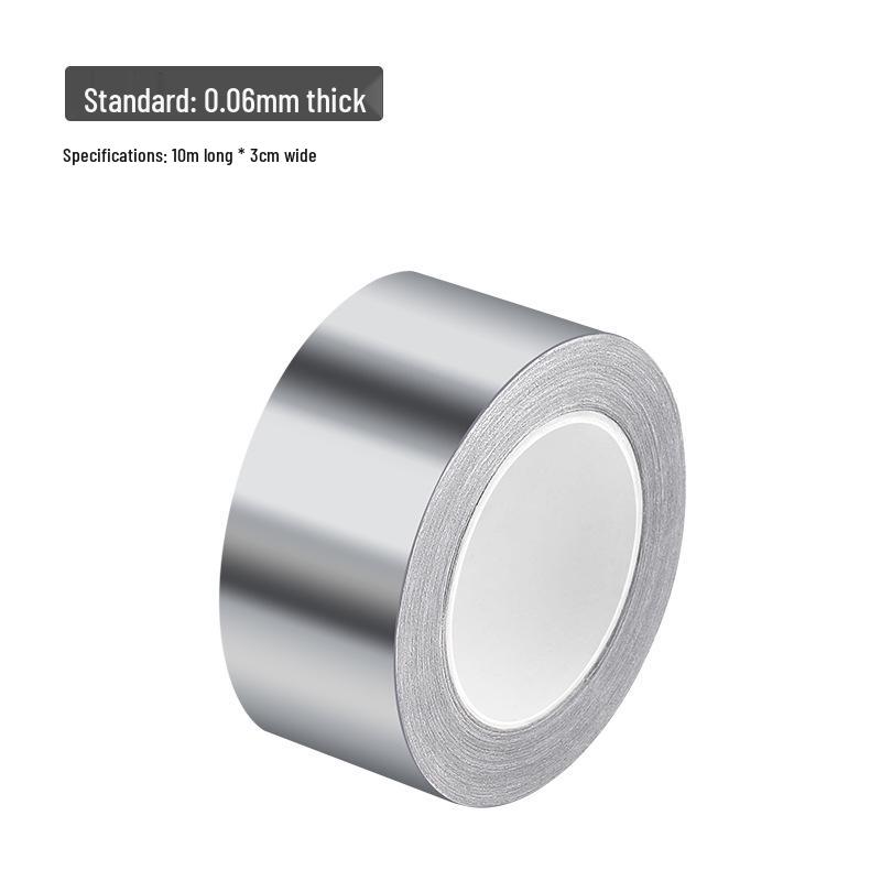 Wasserdichtes Selbstklebeband aus Aluminiumfolie: Schimmelresistent, Schwer entflammbar, Hochtemperaturbeständig zur Abdichtung von Küche & Bad.