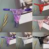 Krajkové spodní prádlo Pánské Sissy Thong G-String Bulge Pouch Kalhotky Bikiny Kalhotky