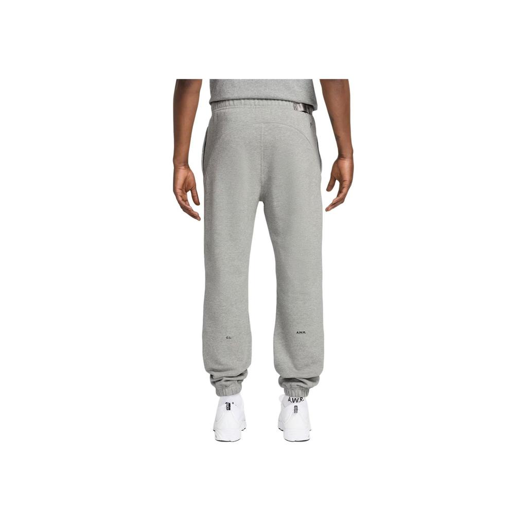 Nike Solid Color Elastic Cuff Knitted Sports Pants Unisex Bottoms Gray HM5764-063