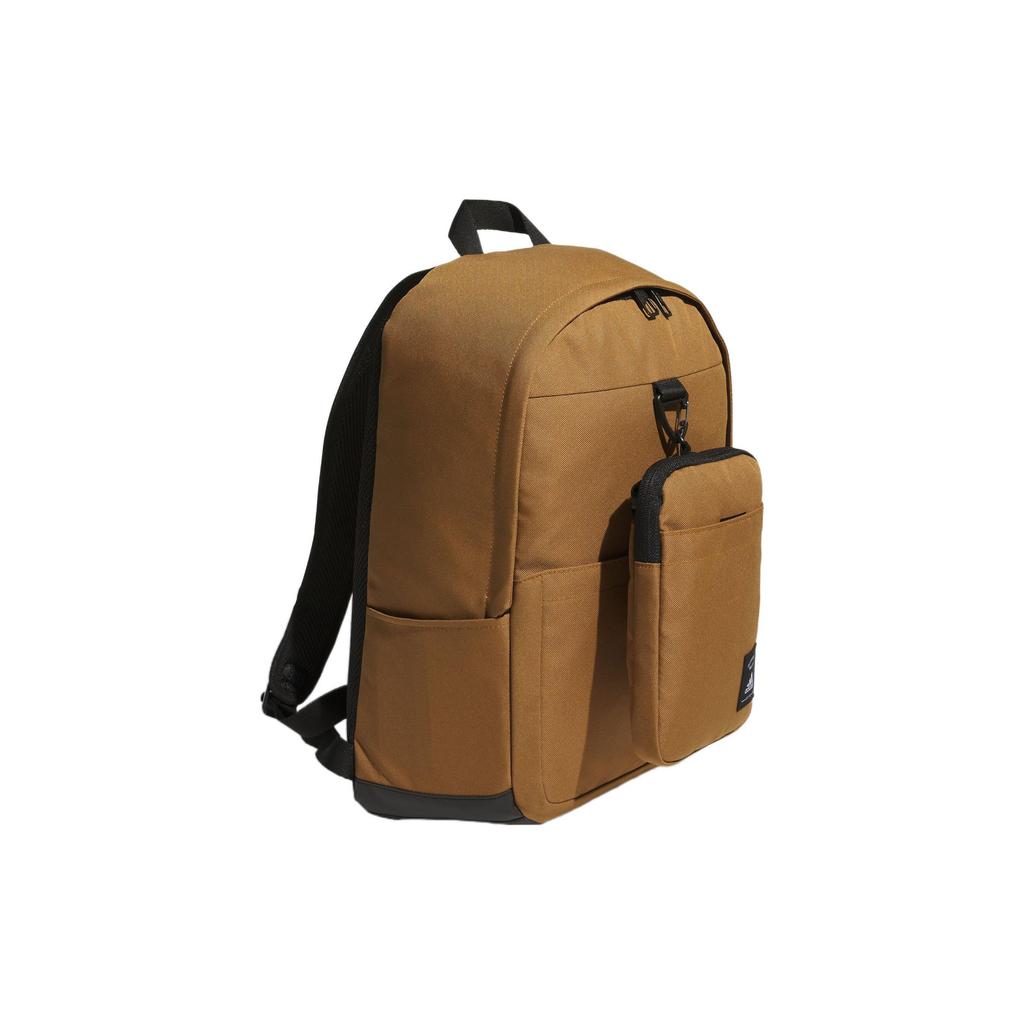Adidas Sports Leisure Recycled Polyester Two-In-One Backpack Unisex Backpack Rock-Layer-Bronze IK7287