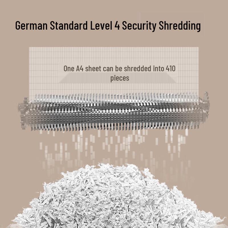 Deli GA330 High-Capacity Commercial/Home Paper Shredder CN plug (adapter included)