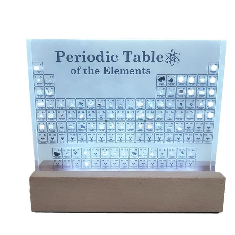 Large 3D Acrylic Periodic Table Crystal Ornament