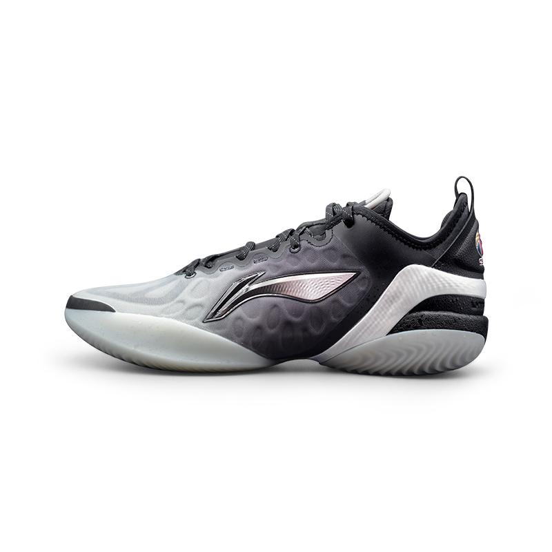 

Li Ning Yushuai 19V2 Cushioning Rebound Grip Low top Basketball Shoes Men s Gray Black ABAV049-10 45