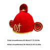 Fortune God Hat For Festival Celebration Comfortable Knitted Beanies Hat For Traditional Festival And Cultural Gathering