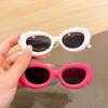 New children's cloud edge special-shaped frame sunglasses personalized YK oval lenses fashion sunglasses must wear sunglasses